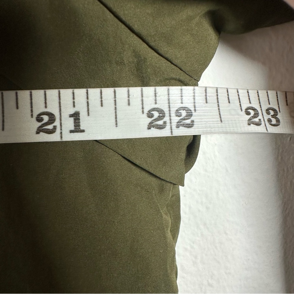Free People Olive Green Relaxed Fit Windswept Jacket Size XS slouchy oversized - Picture 13 of 14